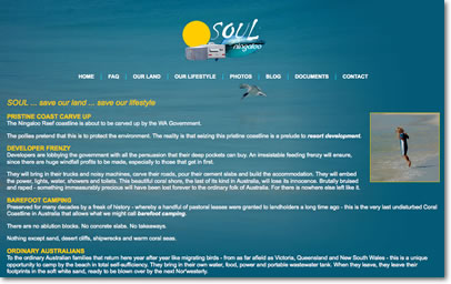 SOUL Ningaloo Website