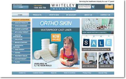 Whiteley Allcare Website