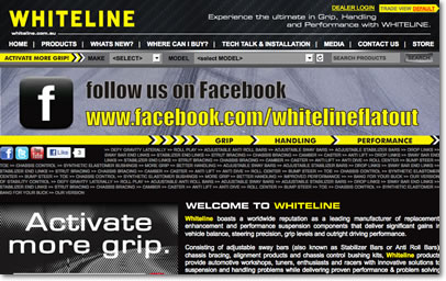 Whiteline Suspension Website